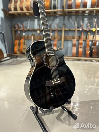 Электроакустическая гитара Fabio F4050E BK EQ