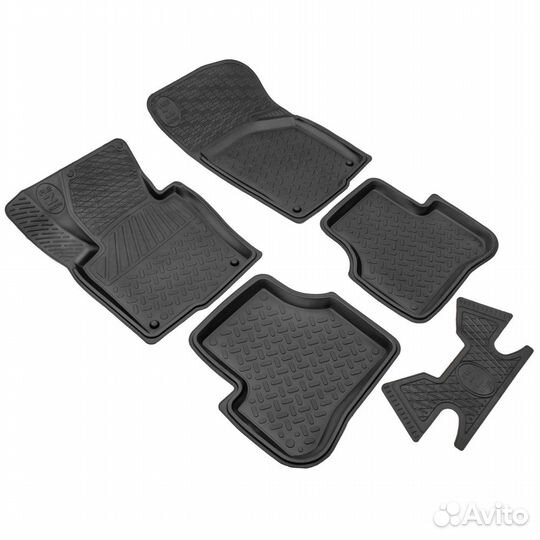 Коврики салона резиновые Фольксваген Гольф 6