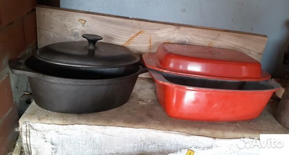 Утятницы-казаны (дюралевые и чугунные) Советские
