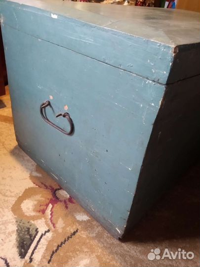 Сундук деревянный старинный, большой