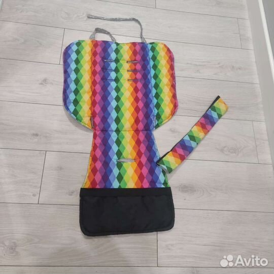 Матрасик двусторонний и козырек от солнца