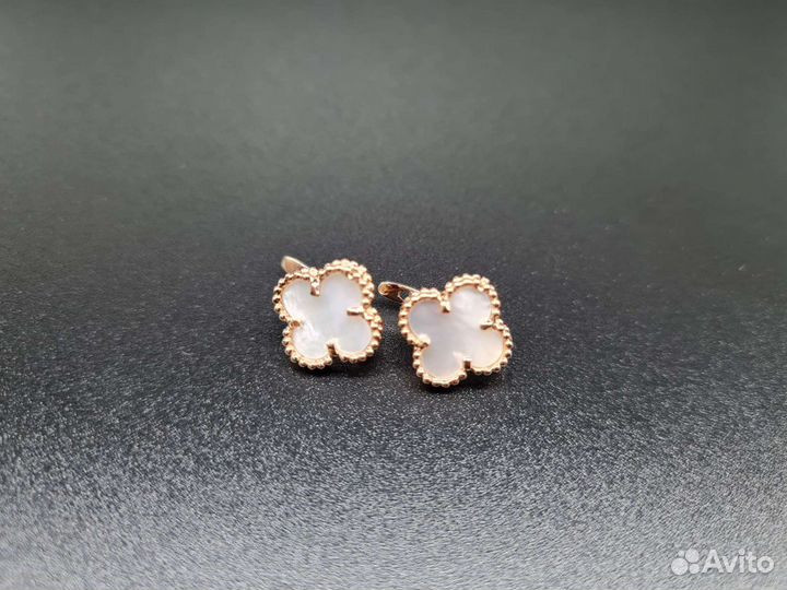 Золотые серьги. Клевер