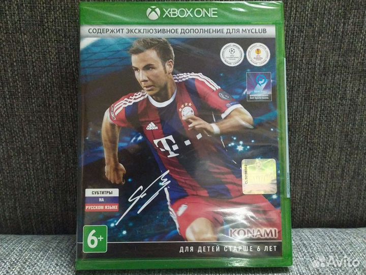 Игра Pro evolution soccer 2015 Xbox one