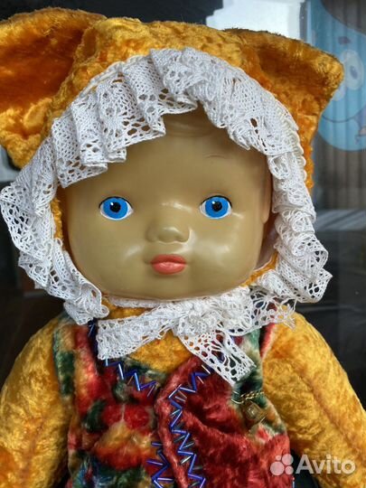 Коллекционная кукла целлулоид 50 см