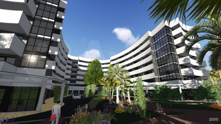 1-к. апартаменты, 44,2 м², 13/14 эт.