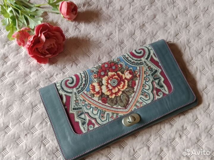 Клатч кошелек женский Uinside натуральная кожа