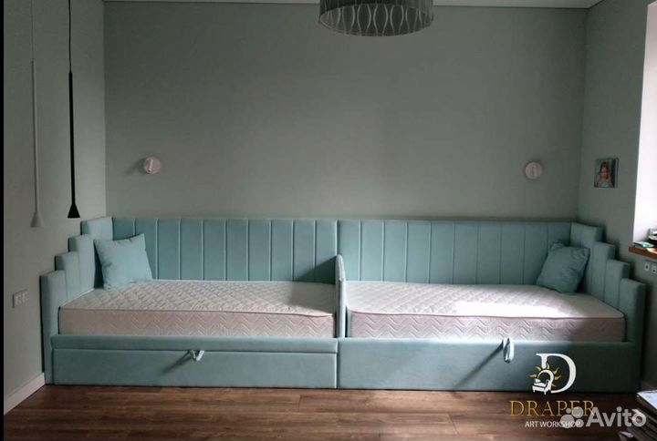 Детская кровать угловая