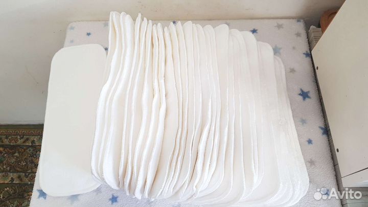 Вкладыши для многоразовые подгузники