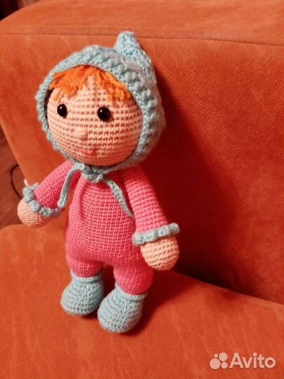 Кукла пупс - игрушка амигуруми