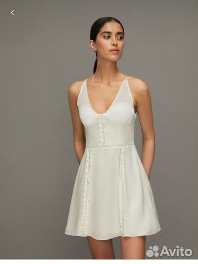 Шелковое мини платье 12Storeez новое