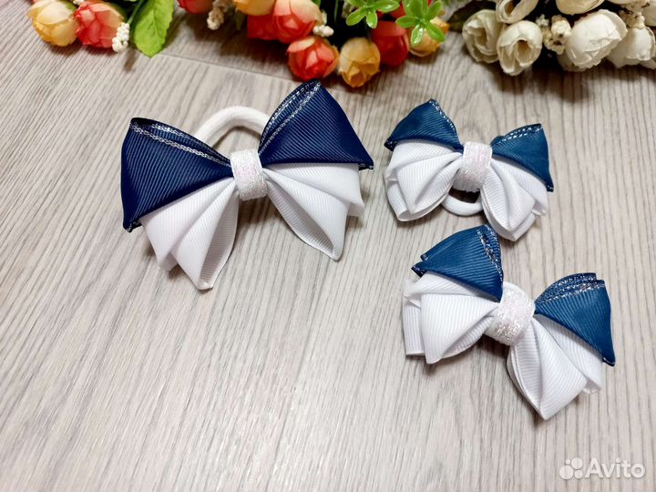 Бантики для девочек ручной работы