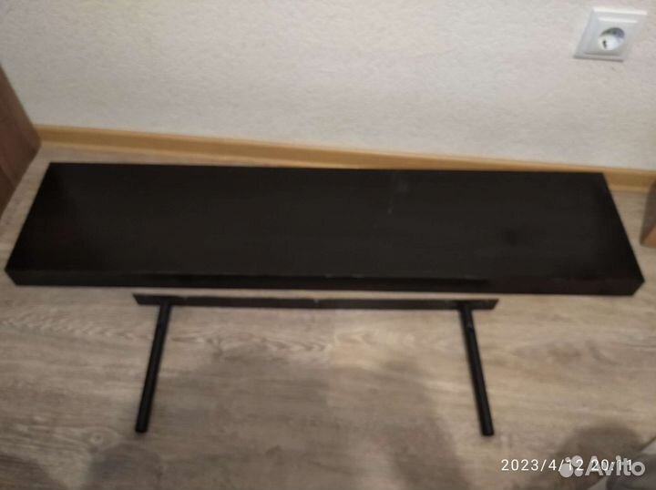 Полка настенная IKEA чёрная