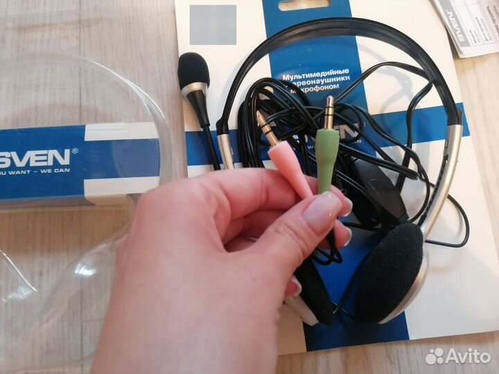Наушники с микрофоном для пк новые