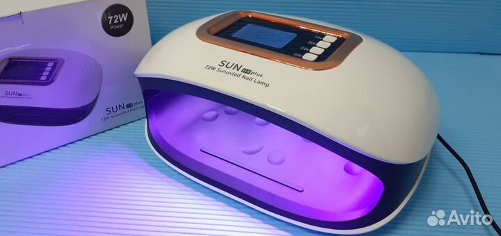 Лампа для гель лака 72w SUN H4 Plus Led+уф