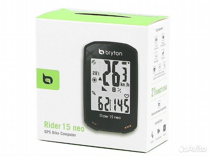 Велокомпьютер Bryton Rider 15 NEO + датчики