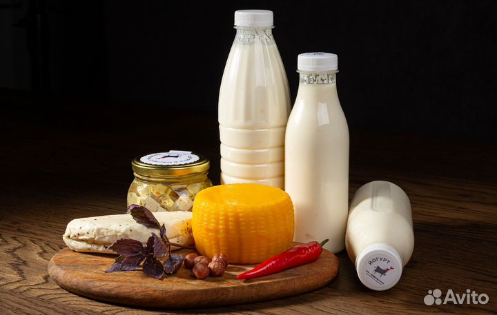 Молоко коровье домашнее