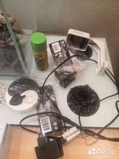 Аквариум 12 л, комплектующие, бу