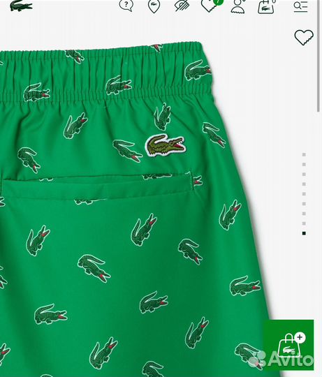 Плавательные шорты Lacoste оригинал