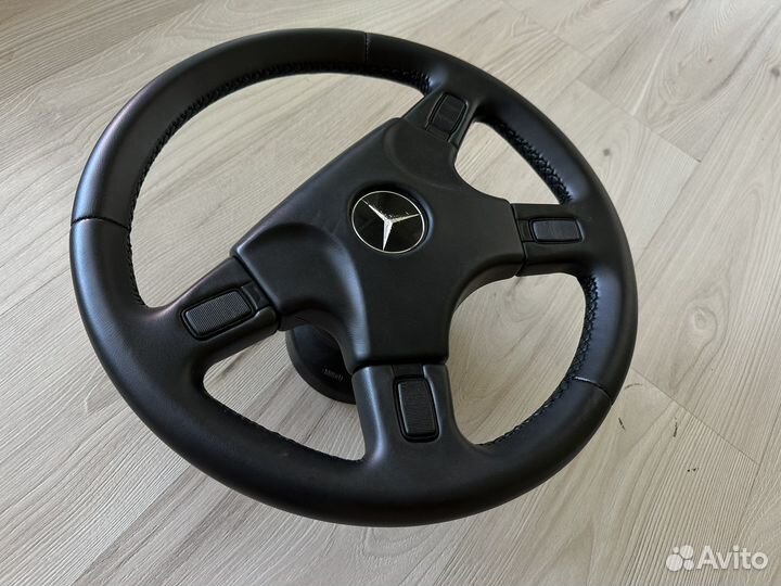 Руль AMG Atiwe siberfeil с переходником