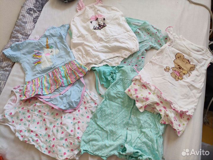 Летние боди для девочки