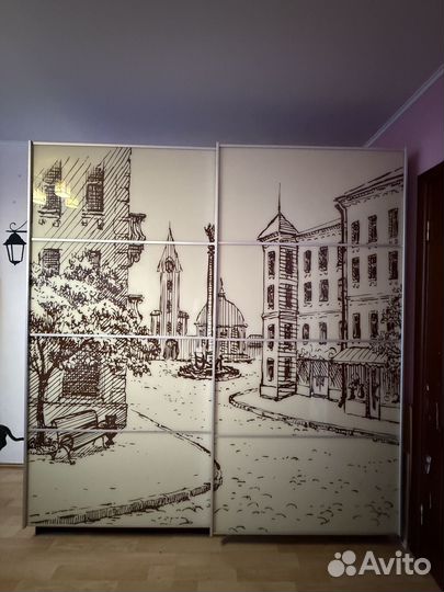 Шкаф-купе венге 220x210x55