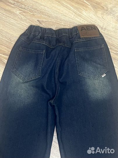 Джинсы утепленные мужские подростковые 146 152 158
