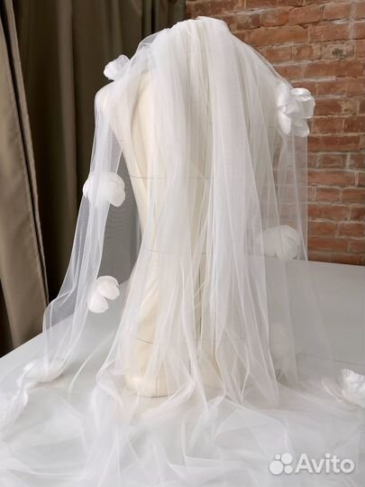 Свадебная фата новая в наличии и на заказ