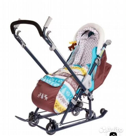 Санки коляска ника 7-7
