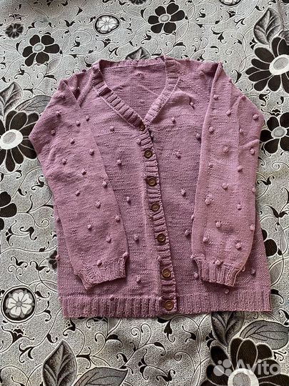 Кардиган женский ручная вязка 44-46
