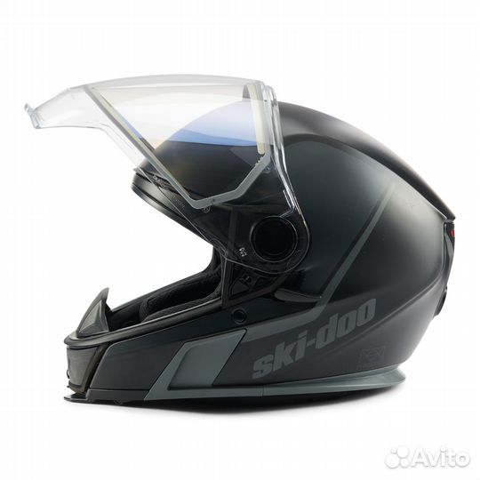 Шлем защитный oxygen helmet (DOT) charcoal grey M