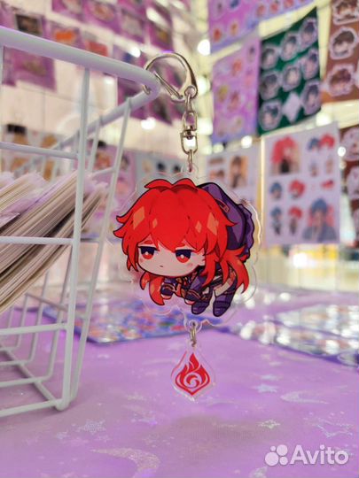 Брелок Дилюк Genshin