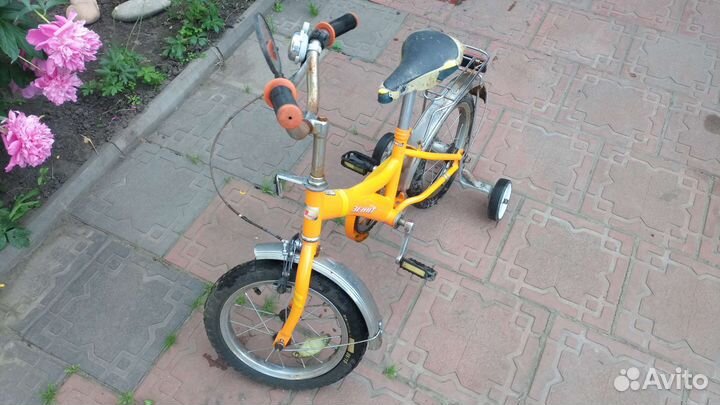 Детский трехколесный велосипед бу