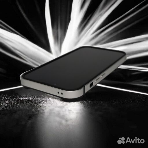 Бампер чехол iPhone серый