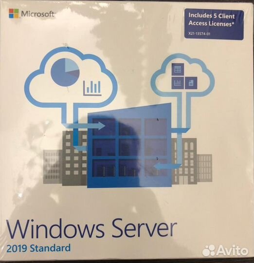 Microsoft windows server 2019 standard box 5clt