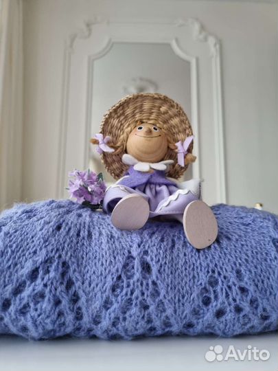 Накидка ручная вязка