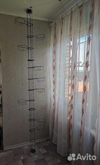 Подставка для цветов распорная пол потолок