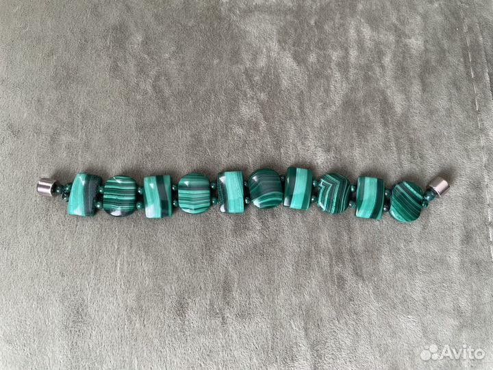Браслеты (янтарь, малахит, яшма)