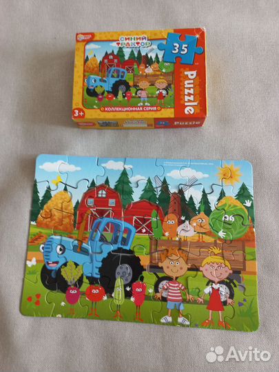 Детские пазлы пакетом