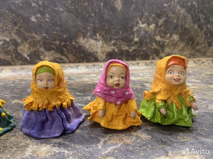 Ватные игрушки - матрешка