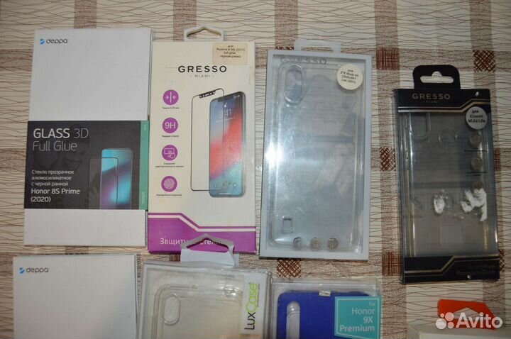 Чехол, защитное стекло