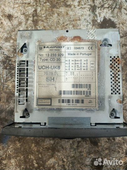 Магнитола Opel Meriva универсал 1.6 Z16XER 2008