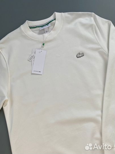 Свитшот мужской lacoste белый