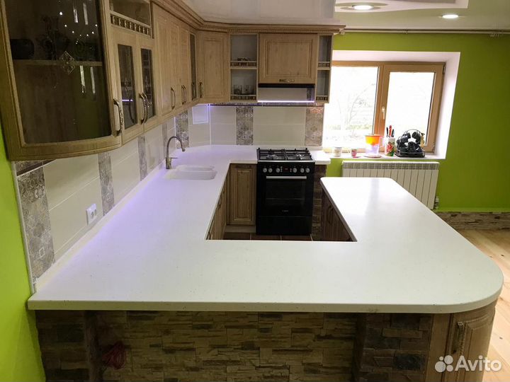 Кухонные столешницы из искусственного камня