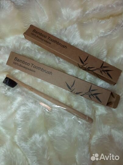 Экологическая деревяная бамбуковая зубная щётка