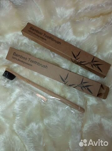 Экологическая деревяная бамбуковая зубная щётка