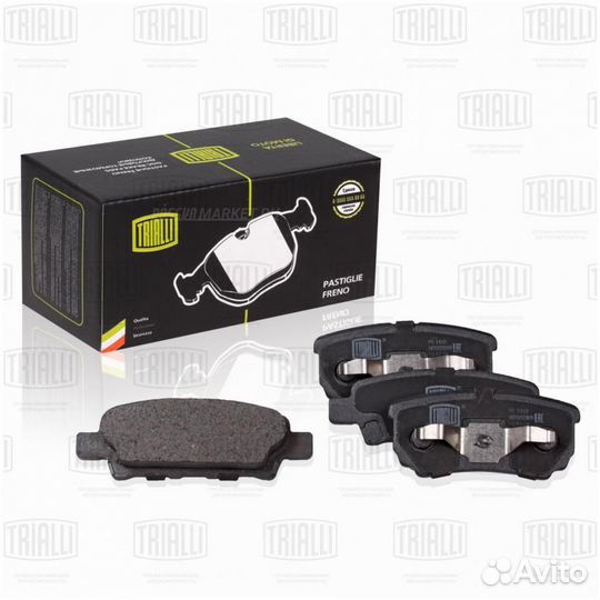 Trialli PF 1102 Колодки тормозные дисковые зад