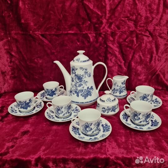 Кофейный сервиз Чехословакия 1960-1970 г
