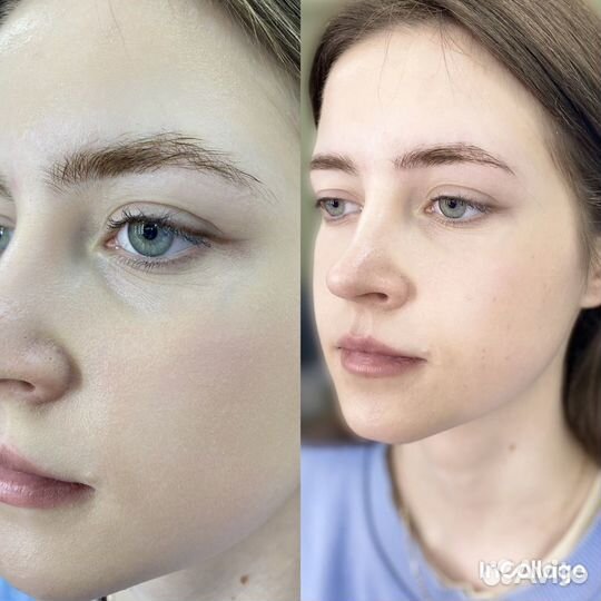 Модель на оформление бровей