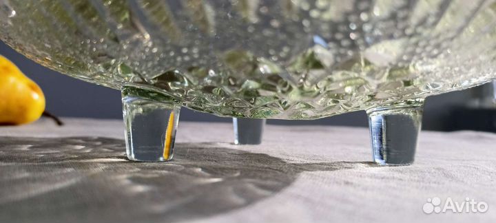 Ваза для фруктов, сухарница, блюдо на ножках