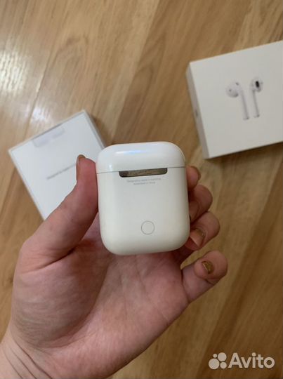 Беспроводные наушники apple airpods оригинал